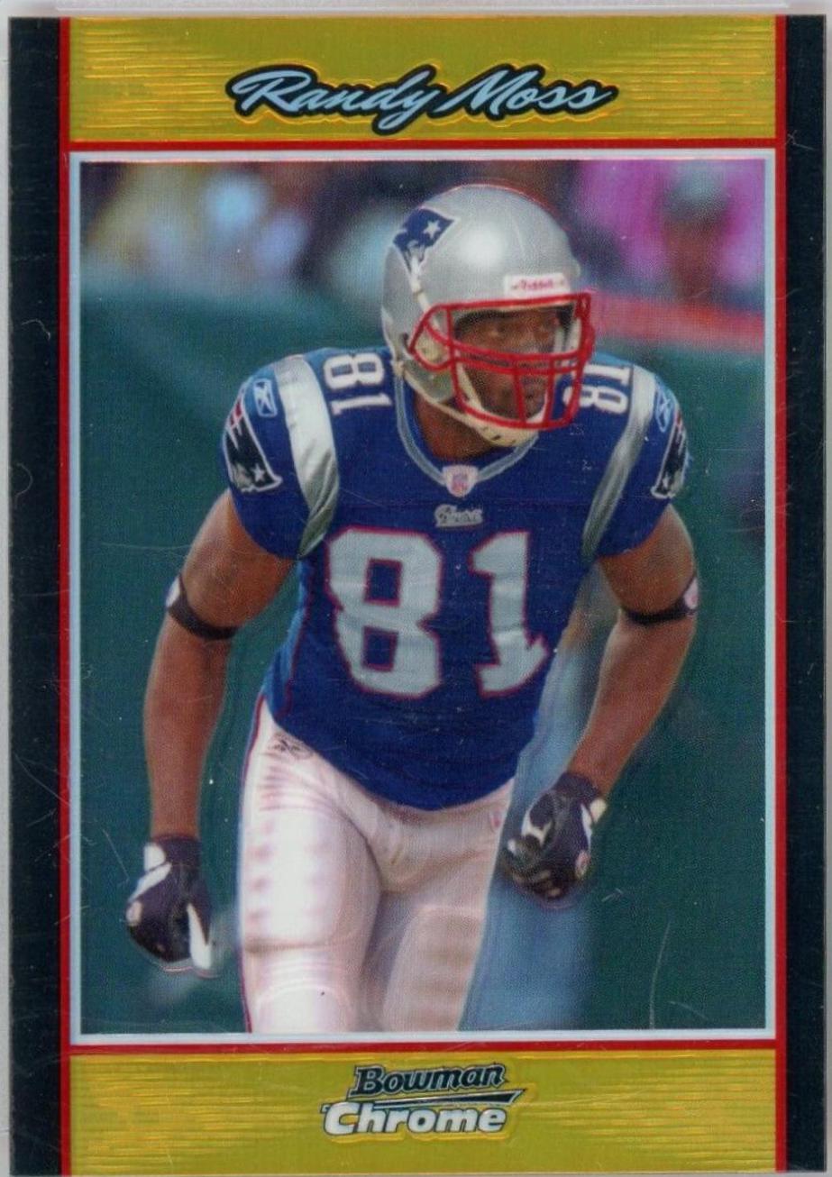 Randy Moss [Gold Refractor] #BC207
