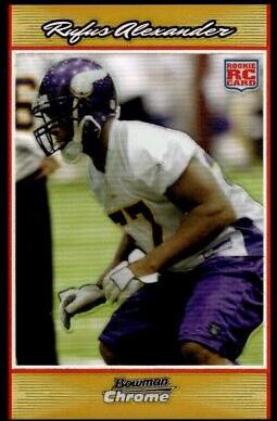 Rufus Alexander [Gold Refractor] #BC33