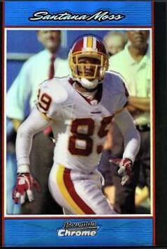 Santana Moss [Blue Refractor] #BC160