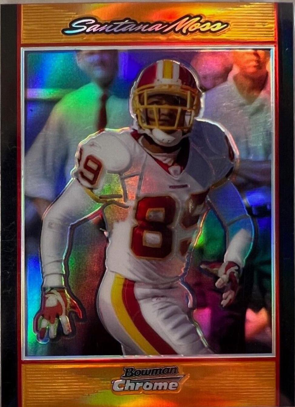 Santana Moss [Orange Refractor] #BC160