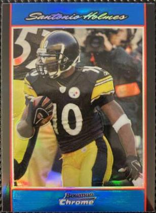 Santonio Holmes [Blue Refractor] #BC209