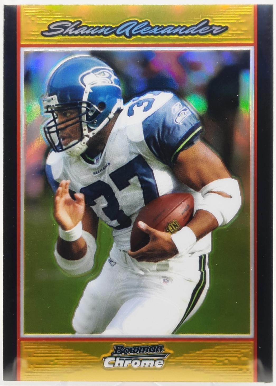 Shaun Alexander [Gold Refractor] #BC190