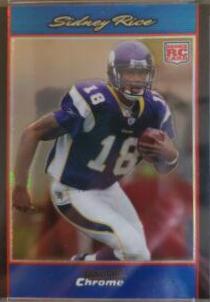 Sidney Rice [Blue Refractor] #BC79