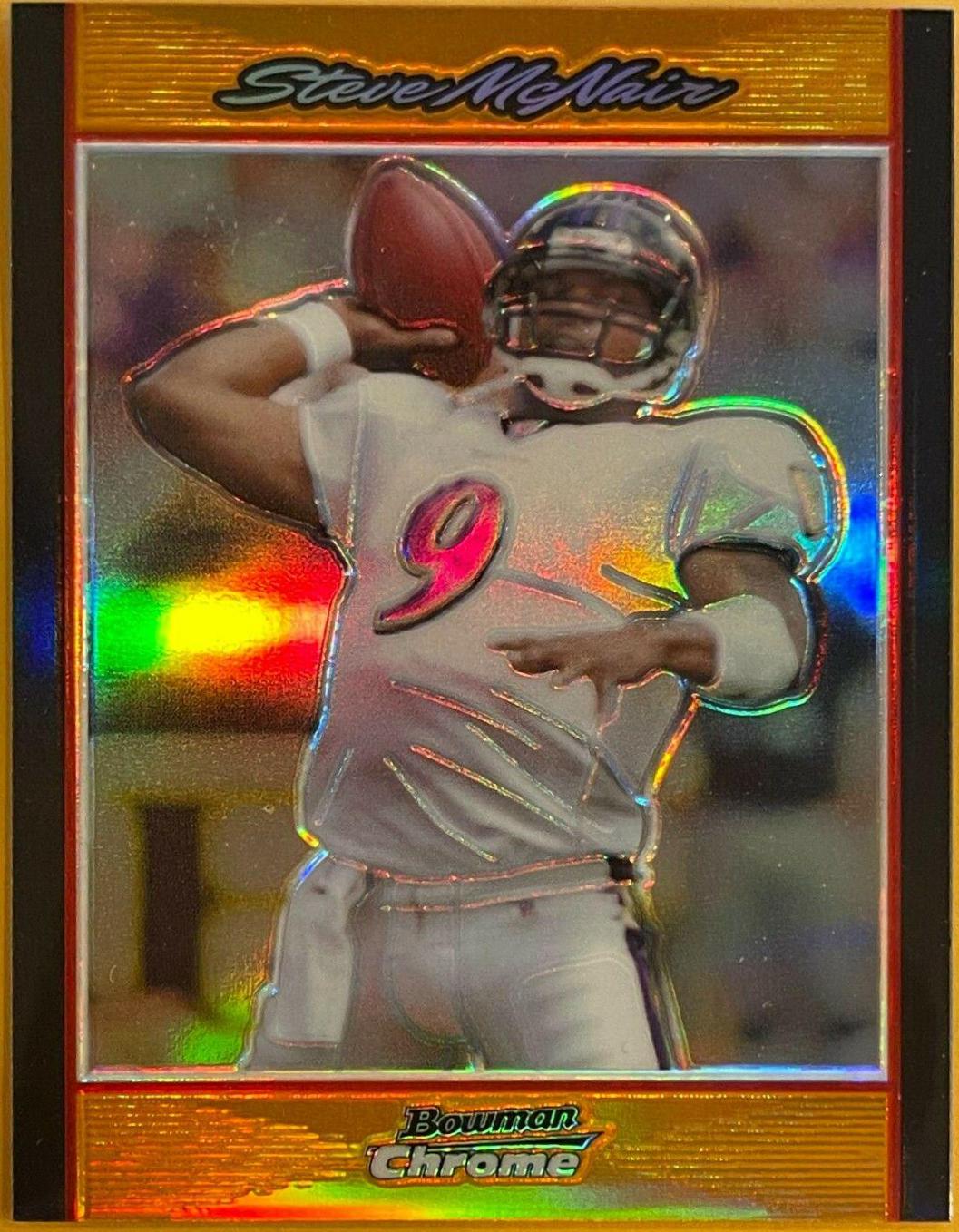 Steve McNair [Gold Refractor] #BC167