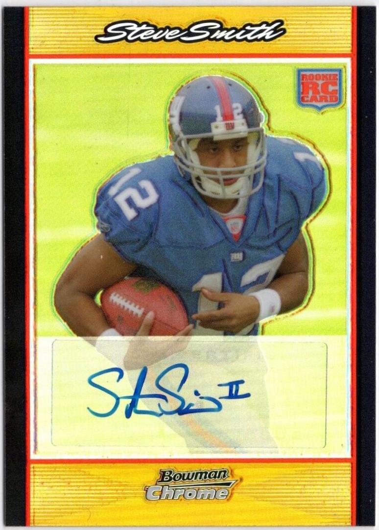 Steve Smith [Autograph Gold Refractor] #BC86