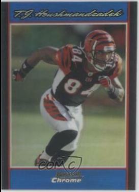 T.J. Houshmandzadeh [Blue Refractor] #BC196