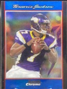Tarvaris Jackson [Blue Refractor] #BC218