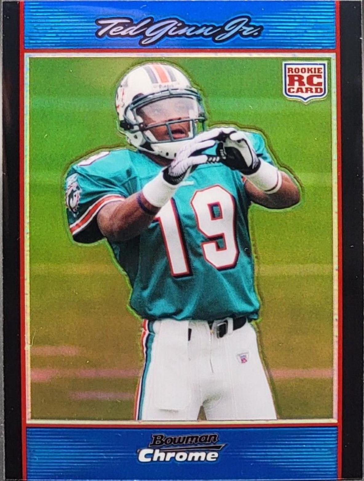 Ted Ginn Jr. [Blue Refractor] #BC76