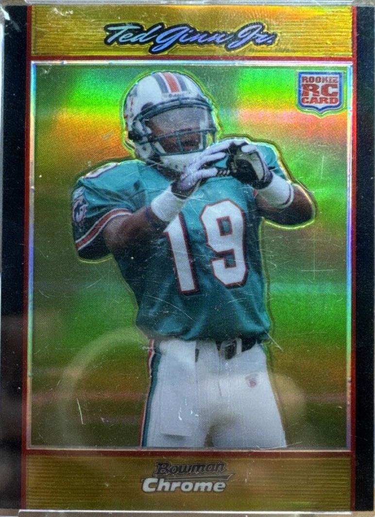 Ted Ginn Jr. [Gold Refractor] #BC76