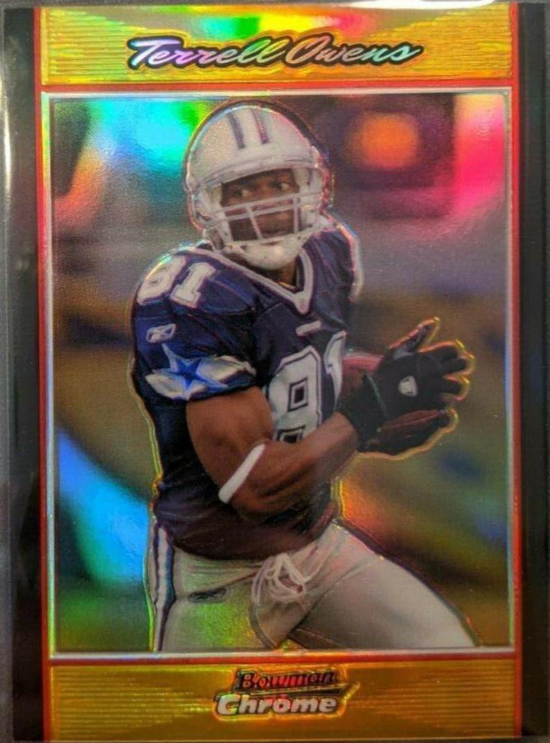 Terrell Owens [Gold Refractor] #BC197