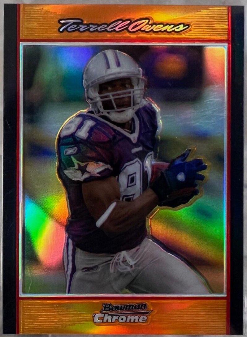 Terrell Owens [Orange Refractor] #BC197