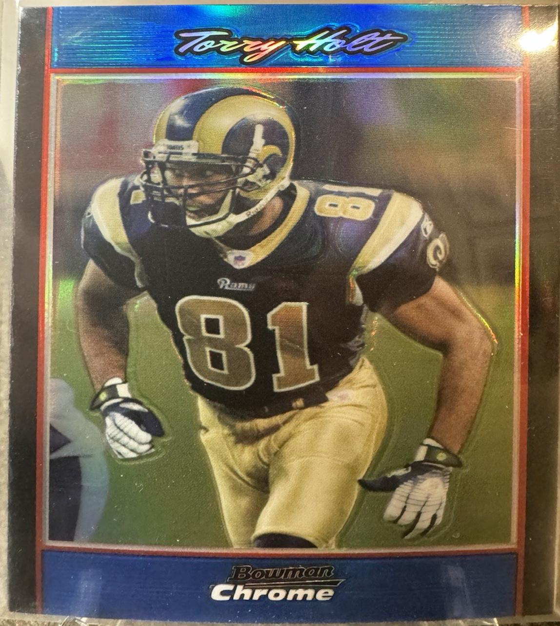 Torry Holt [Blue Refractor] #BC213