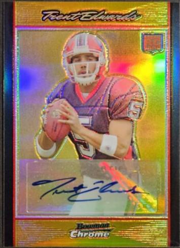 Trent Edwards [Autograph Gold Refractor] #BC61