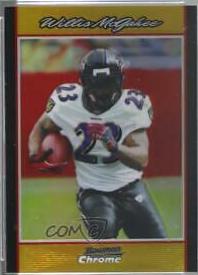 Willis McGahee [Gold Refractor] #BC179