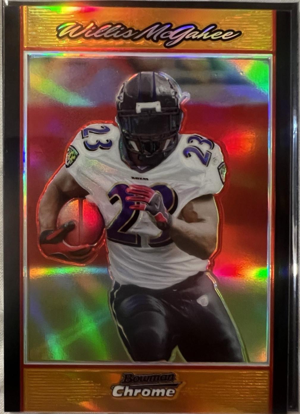 Willis McGahee [Orange Refractor] #BC179