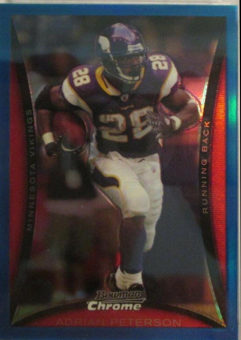 Adrian Peterson [Blue Refractor] #BC139