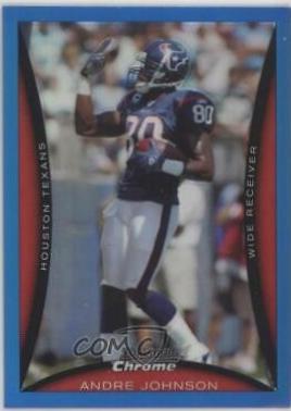 Andre Johnson [Blue Refractor] #BC172