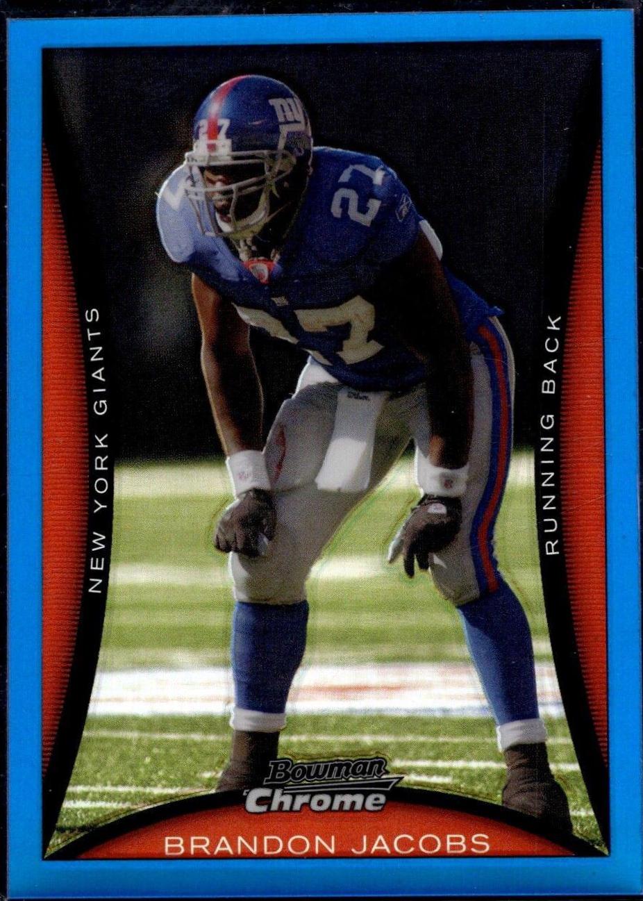 Brandon Jacobs [Blue Refractor] #BC154