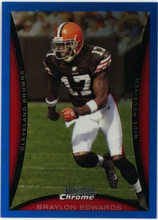 Braylon Edwards [Blue Refractor] #BC174