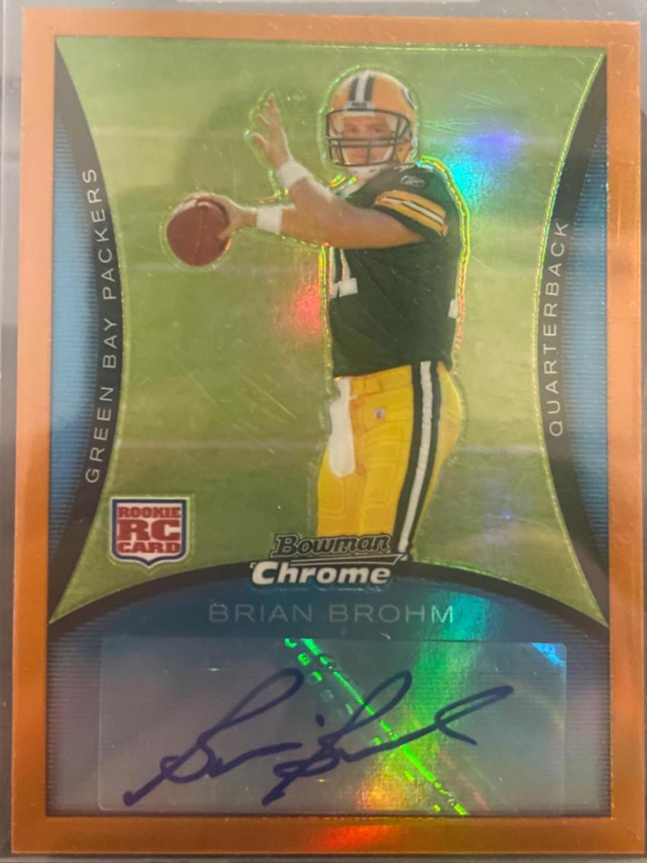 Brian Brohm [Autograph Orange Refractor] #BC57