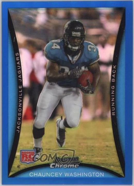 Chauncey Washington [Blue Refractor] #BC81