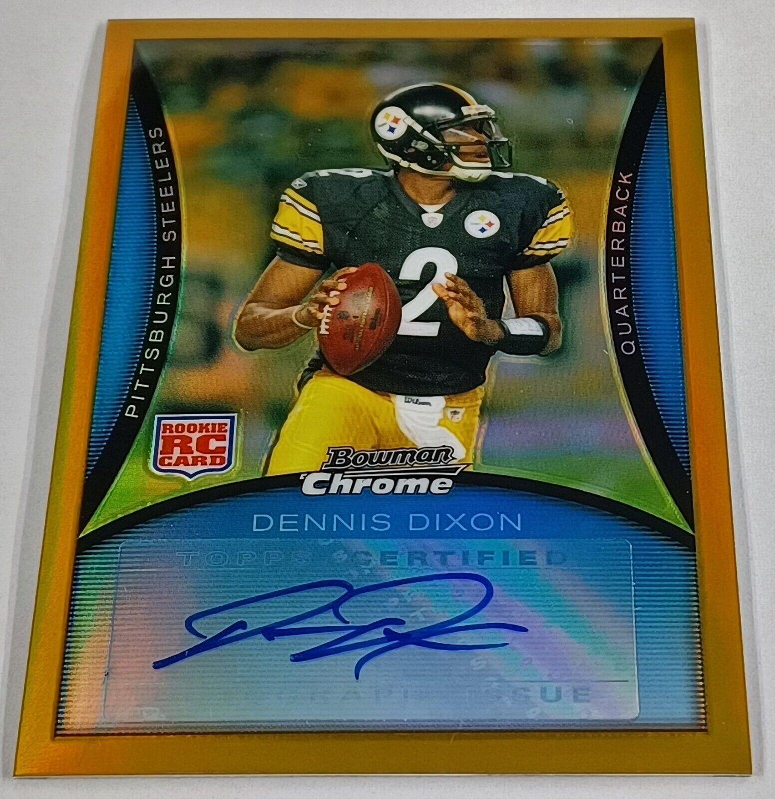 Dennis Dixon [Autograph Gold Refractor] #BC67
