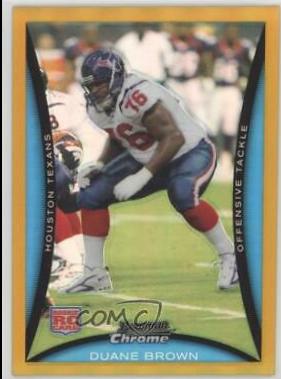 Duane Brown [Gold Refractor] #BC4