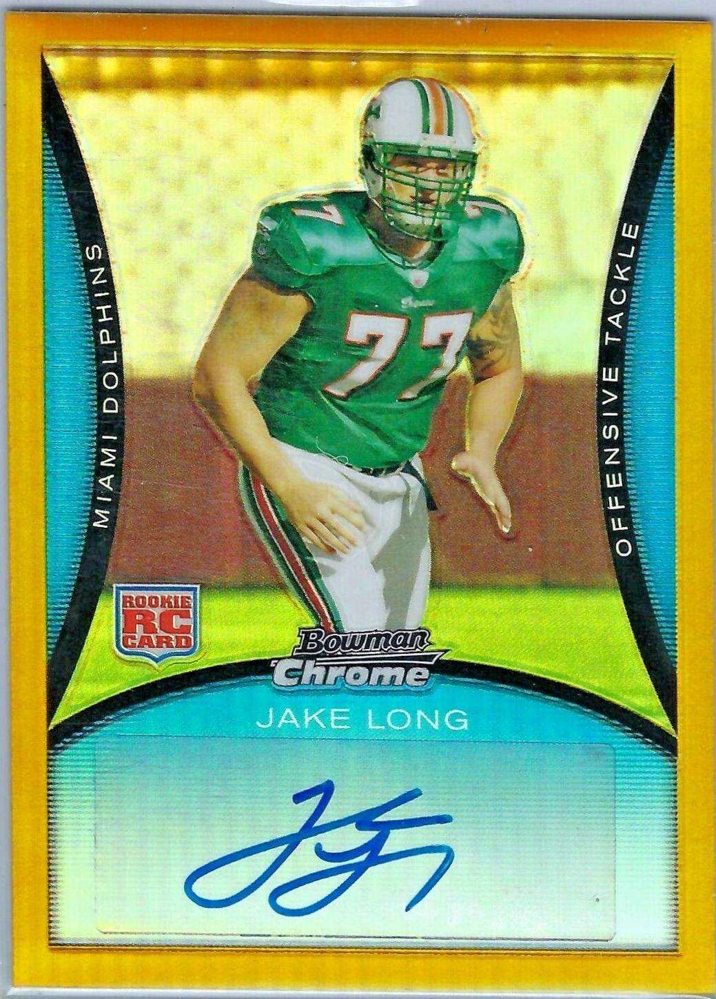 Jake Long [Autograph Gold Refractor] #BC104