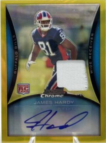 James Hardy [Autograph Gold Refractor Jersey] #BC90