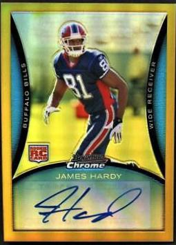 James Hardy [Autograph Gold Refractor] #BC90