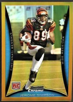 Jerome Simpson [Gold Refractor] #BC92
