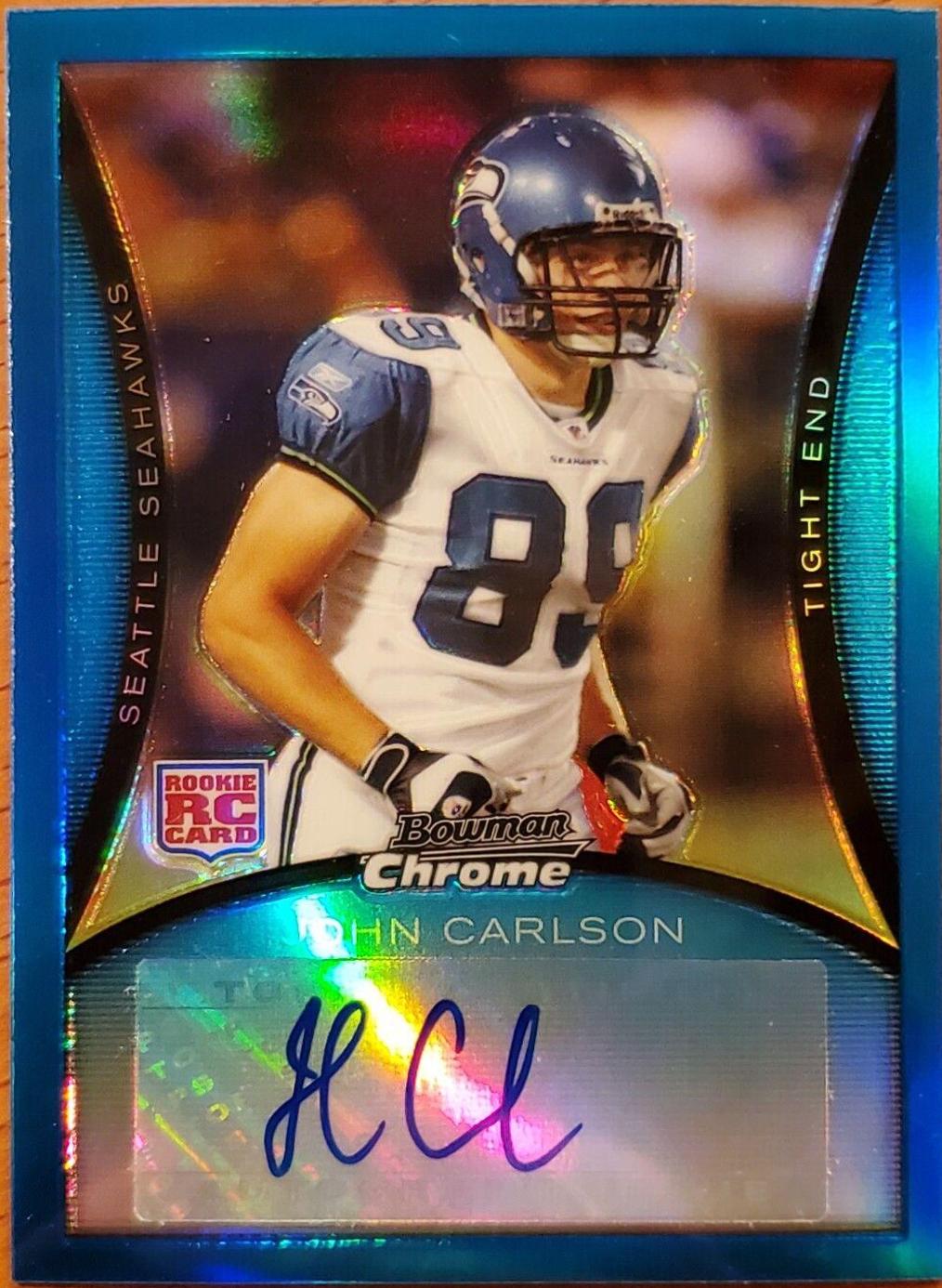 John Carlson [Autograph Blue Refractor] #BC83