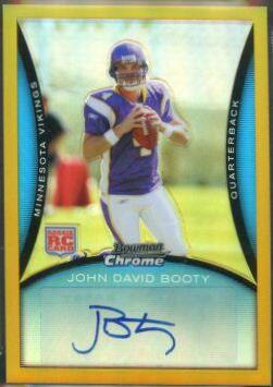 John David Booty [Autograph Gold Refractor] #BC56
