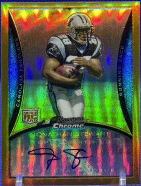 Jonathan Stewart [Autograph Gold Refractor] #BC75