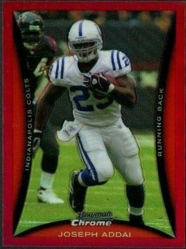 Joseph Addai [Red Refractor] #BC145