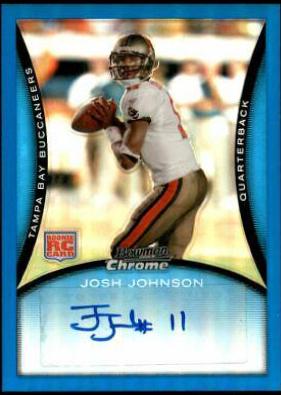 Josh Johnson [Autograph Blue Refractor] #BC66