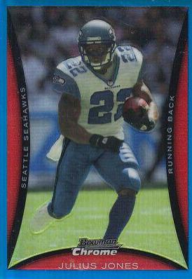 Julius Jones [Blue Refractor] #BC148