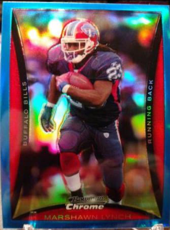 Marshawn Lynch [Blue Refractor] #BC144