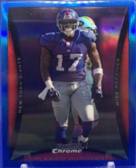 Plaxico Burress [Blue Refractor] #BC170