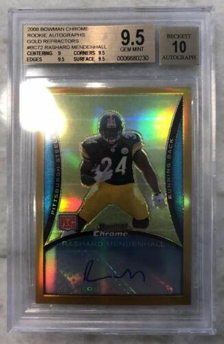 Rashard Mendenhall [Autograph Gold Refractor] #BC72