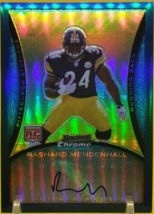 Rashard Mendenhall [Blue Refractor] #BC72