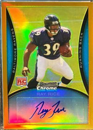 Ray Rice [Autograph Gold Refractor] #BC73