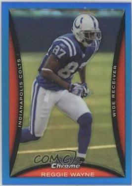 Reggie Wayne [Blue Refractor] #BC167