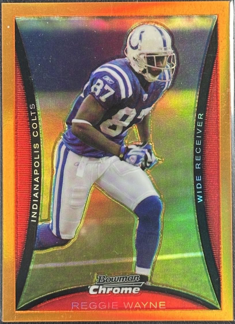 Reggie Wayne [Orange Refractor] #BC167