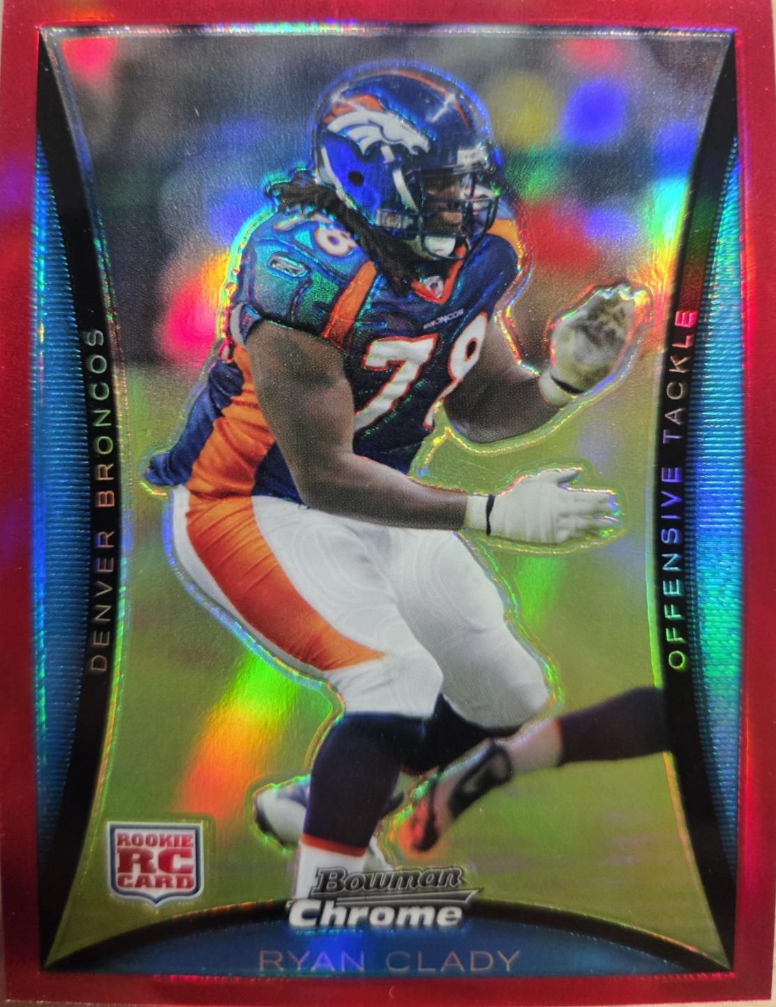 Ryan Clady [Red Refractor] #BC1