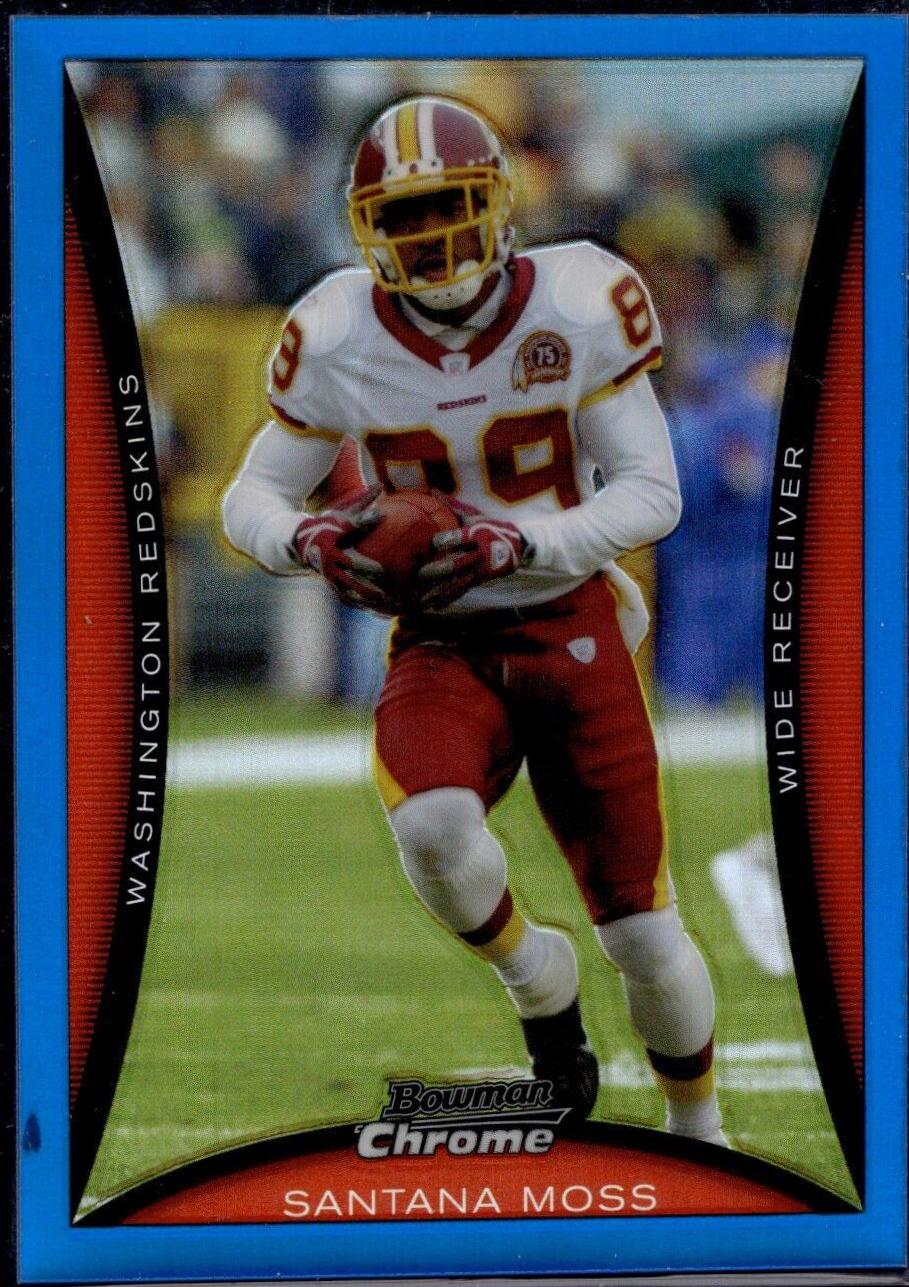Santana Moss [Blue Refractor] #BC205