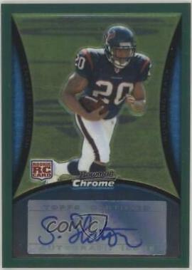 Steve Slaton [Autograph Green] #BC74