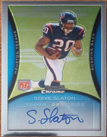 Steve Slaton [Autograph Silver] #BC74