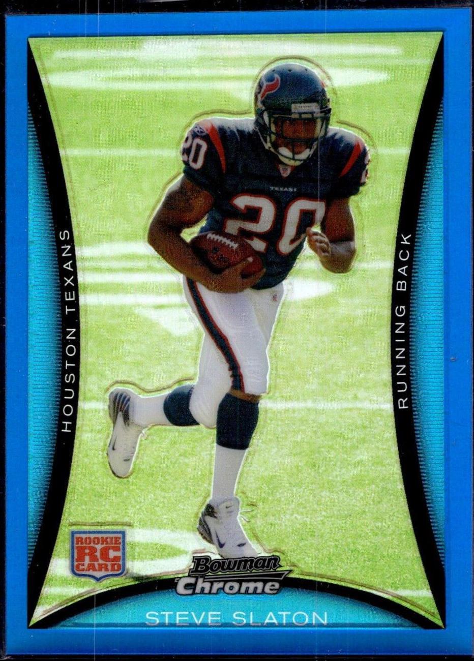 Steve Slaton [Blue Refractor] #BC74