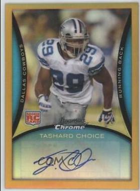 Tashard Choice [Autograph Gold Refractor] #BC102